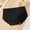 Black, variant on Women Fashion Triangle Underwear High Stretch Breathable Soft Hip up Briefs with Wavy Edge for Daily Sports Wear Red