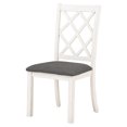 thumbnail image 7 of Mid-Century Solid Wood Upholstered Dining Chairs Set of 4, Modern 4 Accent Chairs with Solid Wood Legs for Famlies, Durable Kitchen Chairs for Dining Room and Small Places, Gray, 7 of 7
