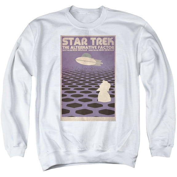 Star Trek Tos Episode 27 Adult Crewneck Sweatshirt White