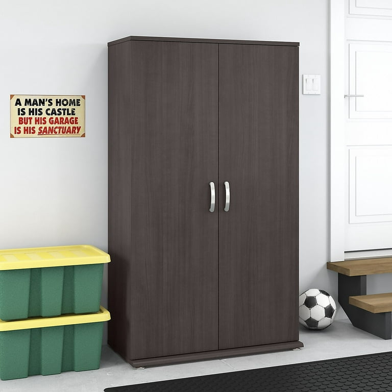 Bush Furniture - Universal Tall Clothing Storage Cabinet with