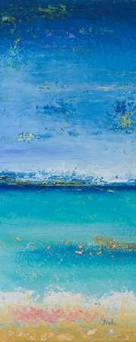 The Sea Panel I Canvas Art - Patricia Pinto ()