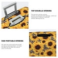 thumbnail image 5 of Daiia Artistic Zebra Print Sunflower Luggage Cover, Thickened Washable Travel Luggage Covers, Elastic Unique Baggage Covers for 18-20 inch Luggage-Large, 5 of 9
