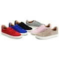 thumbnail image 6 of Brinley Co. Womens Comfort Foam™ Lace-Up Knit Sneakers, 6 of 7