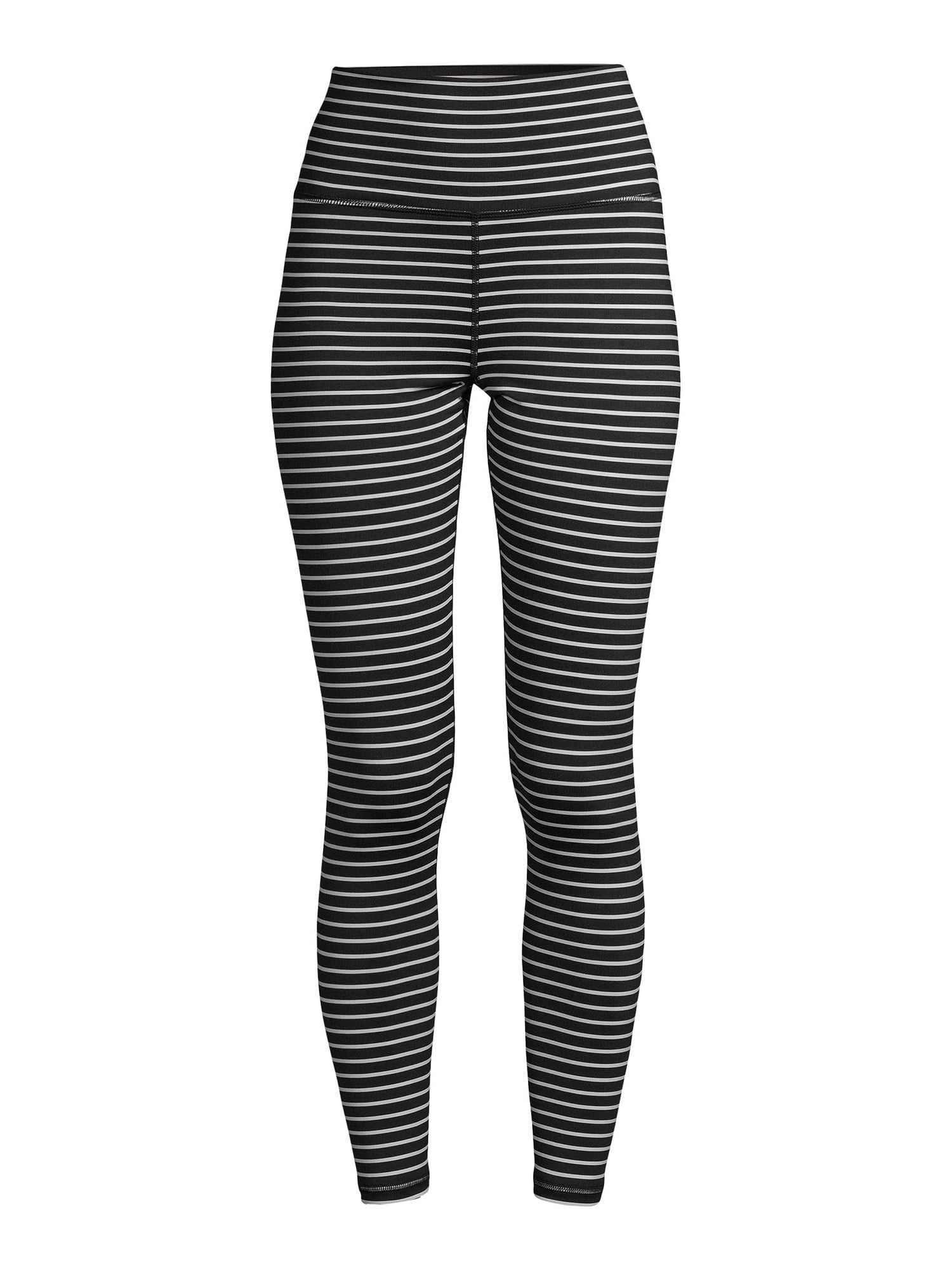 Carina Glow in the Dark Reflective Striped Black High Waisted Leggings   High waisted black leggings, Womens printed leggings, Black leggings style