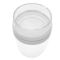 thumbnail image 2 of Fiambrera, Diseño Independiente De PP Taza De Almuerzo Grande Sellado Ligero Con Tapa Para Adultos Para Estudiantes Niños Para Viajes Picnic Para Ir A La Escuela Ir Al Trabajo Cergrey Blanco, 2 of 8