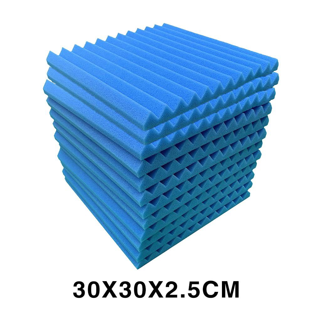 Soundproofing Foam 30x30x5 Studio Acoustic Absorption Sound Treatment Wedge Tile 