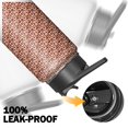 thumbnail image 5 of Leopard Print Insulated Stainless Steel Water Bottle with Straw & Cleaning Brush – 18 Oz | Leakproof, BPA-Free, 304 Stainless Steel, Wide Mouth, Travel Mug for Car, Gym, Office, 5 of 5