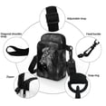 thumbnail image 5 of HELLHERO Lion Pattern Shoulder Purse with Double-layer for Outdoor Travel Daily Use, 5 of 7