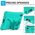 thumbnail image 3 of iPad Mini 6 7 Case 8.3" for Kids, Butterfly Design Kids Friendly Shockproof Kickstand EVA Shoulder Strap Bumper Lightweight Case for Apple iPad mini 6th 7th Generation 2021/2024,Mint, 3 of 8