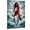 Frame-style, variant on Black Jesus Canvas Wall Art African American Christ with Dreads Walking on Water Religious Inspirational Christian Artwork for Living Room Bedroom Home Decor