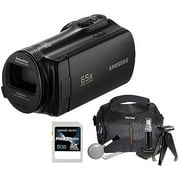 Angle View: Samsung Smx-f54 Black Hd Digital Camcord