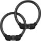 thumbnail image 1 of 2Pcs Bicycle Code Lock with 4-Digit Password(Black,Each 40cm), 1 of 5