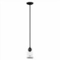 thumbnail image 3 of Livex Lighting 40021-04 1 Light Black Mini Pendant, 3 of 4