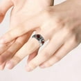 thumbnail image 3 of Anillos de búho de ojo de demonio / Anillos de animales / Fresco / Elegante / Ajustable / Personalizado / Anillo de declaración retro Anillo de Naranja Yinane Anillos de búho de ojo de demonio, 3 of 6