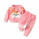 thumbnail image 1 of Conjunto para Niñas Odeerbi Otoño Invierno Bordado Manga Larga Lazo Rosa, 1 of 8