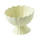 thumbnail image 5 of Cuenco de postre, copa, elegante y creativo recipiente para ensalada, recuerdo de fiesta, decoración de cerámica beige, 5 of 9