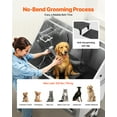 thumbnail image 4 of VEVOR 50 Inch Dog Grooming Bath Tub Stainless Steel w Stairs Water Filter, 4 of 9
