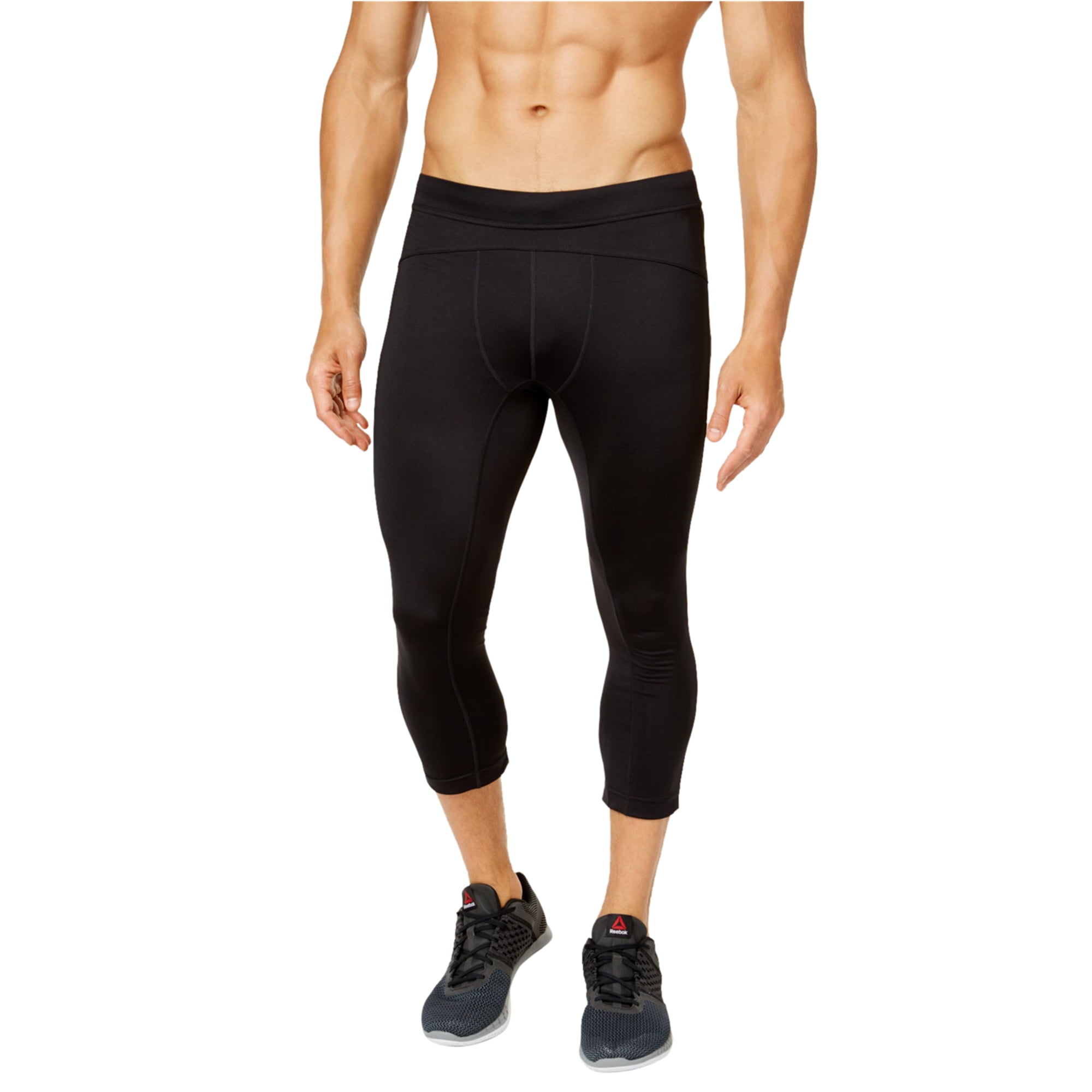 Ideology - Ideology Mens Cropped Compression Athletic Pants, Black, XX ...