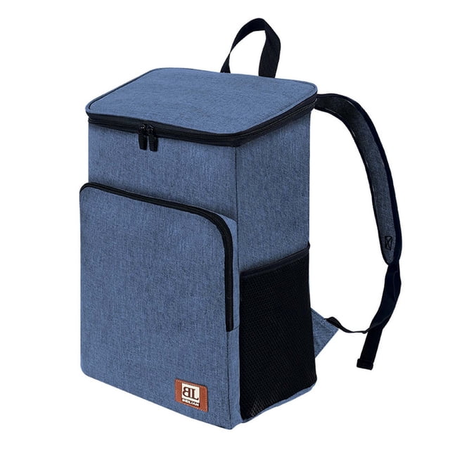 Huanglei Thickened PEVA Insulated Backpack For Outdoor Cold Storage Travel Beer Bag Double Layer Insulated Cooler Backpack