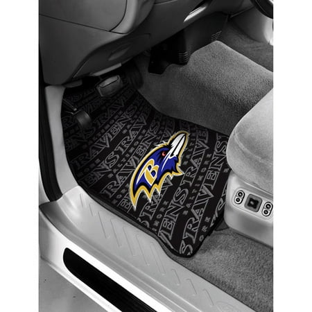 Nfl Baltimore Ravens Floor Mats Set Of 2 Walmart Com