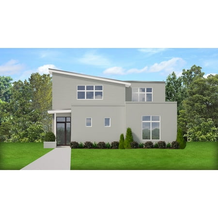 556-3838: Contemporary Modern 5 Bed, 5 Bath Luxury Home Plan, 3838 Sq Ft: Full Blueprints with License to Build by Home Plan Marketplace - Lesuto