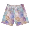 thumbnail image 7 of FORMRS Boys Swim Trunks Quick Dry Mesh Liner Boardshorts Sizes XS-XL, Watercolor Marble Pattern, 7 of 7