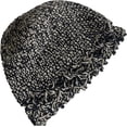 thumbnail image 3 of CoCopeaunts Womens Bucket Hat Retro Knitted Crochet Hollow Brim Beanies Hats Winter Warm All-Match Solid Color Fisherman Cap, 3 of 8