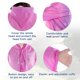 thumbnail image 3 of Ponchos de lluvia para adultos y mujeres, chaquetas de lluvia transparentes, impermeables con capucha, chaqueta de lluvia plegable, abrigos de lluvia de viaje desechables, 3 of 5