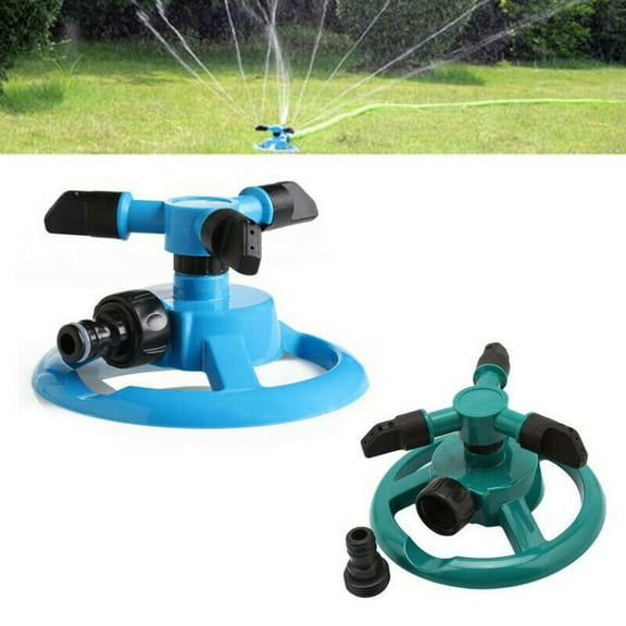 LNGOOR Adjustable Water Hose Spray Garden Lawn Grass Rotating Sprinkler Watering System