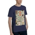thumbnail image 2 of Bingfone Coffee Makers Macaroons Chocolate Men'S Loose Fit Short-Sleeve Pocket T-Shirt, 2 of 7