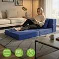 thumbnail image 2 of Sofá Cama Plegable Nube DR JOOHN Individual Azul, 2 of 8