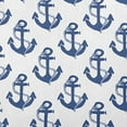 thumbnail image 2 of Simply Daisy 26" x 26" Anchor Pattern Decorative Throw Pillow, Nautical Navy (1 count), 2 of 3