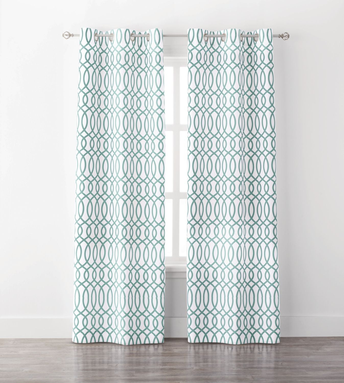 Mainstays Lattice Window Curtains