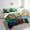 Yellow Green Blue, variant on Dragon Comforter Set 7 Pcs Japanese Ukiyoe Theme Bed In A Bag With Sheets 01 Size For Kids Boys Girls,Fantasy Animal Dragon Bedding Set Red Sun Sea Wave Sheet Set With Comforter