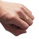 thumbnail image 4 of Anillo Abierto De Abrazo De Plata 925 Para Mujer-Dorado, 4 of 5