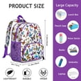 thumbnail image 2 of Butterfly Fantasy Student Backpack – Artistic Floral Wings Design with Watercolor Garden Aesthetic Abstract Pattern, 2 of 2
