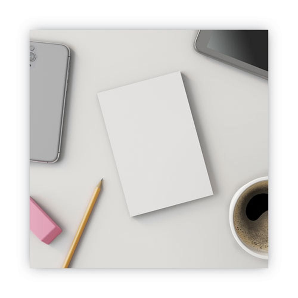 Universal Scratch Pads, Unruled, 4 x 6, White, 100 Sheet Pads, 12 pack -UNV35614
