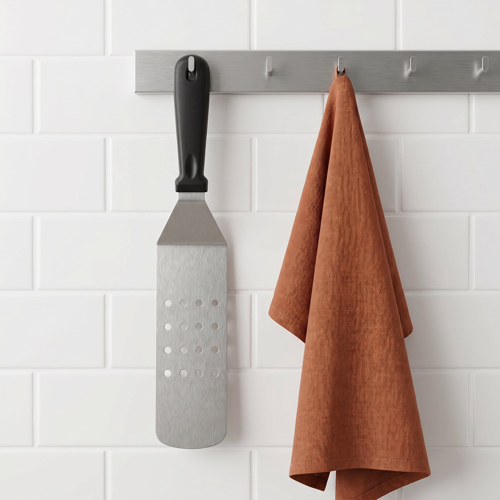Unique Bargains Heat-Resistant Safe Spatula Utensil Silver-Missed Scoop 13" x 2.8"