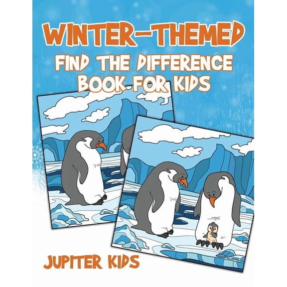 Winter-Themed Find the Difference Book for Kids, (Paperback)