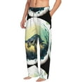 thumbnail image 2 of Daiia Watercolor Turtle3 Men's Sleep Pant with Pockets and Drawstring,Pajama Pants-Medium, 2 of 9