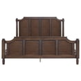 thumbnail image 5 of Sunset Trading Shutter Bahama Wood King Bed in Tropical Walnut, 5 of 9