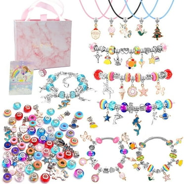 Arts and Crafts for Kids, Bracelet Making Kit Toys for Girls, Arts and Crafts Supplies for Girls Ages 4 5 6 7 8 9 Year Old