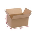 thumbnail image 3 of Alvantor 8 x 6 x 4 in Moving Boxes, Corrugated Cardboard Packing Boxes, Brown Shipping Boxes, 100 Pack, 3 of 10