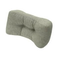 thumbnail image 4 of Almohada de apoyo lumbar, cojín de respaldo para silla de escritorio, almohada lumbar de alta resiliencia, almohada de respaldo para silla de juego de Verde, 4 of 8