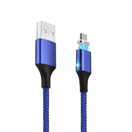 AGPTEK 3.0A Magnetic Micro USB Charging Cable Fast Charger Data Sync Cord for Android, All Micro USB (Best Magnetic Charging Cable)