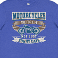 thumbnail image 4 of Inktastic Motorcycles Are for Life Biker Youth T-Shirt, 4 of 5