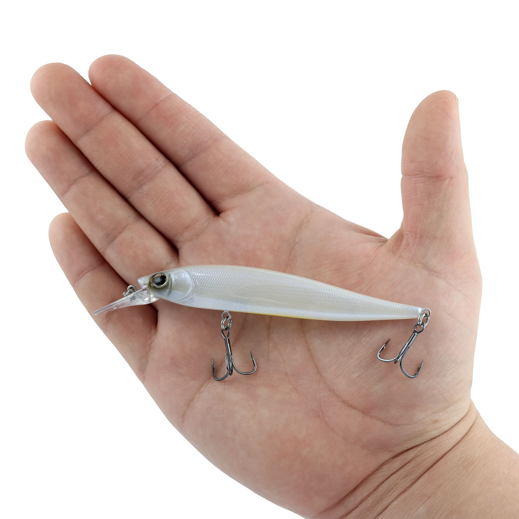 Berkley Stunna, 3 in, Jerkbaits, French Pearl OB (1 Count)