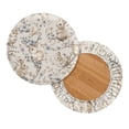 thumbnail image 2 of Renewold Round Stool Covers Washable Stretch Bar Stool Seat Cover 12"-14" Dustproof Stool Slipcover for Home Bar Easter Decor, 2 Count, Retro Easter Bunny Floral, 2 of 6