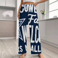 thumbnail image 2 of Football Cowboys Pajama Pants Comfortable Elastic Waist Pajamas Fashion Sleepwear Bottoms Plus Size Homewear, 2 of 6