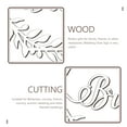 thumbnail image 5 of OFFIGAM White Wooden Chair Set for Wedding Decorations, Boho and Rustic Style Seating, Elegant and Stylish Design, 5 of 11